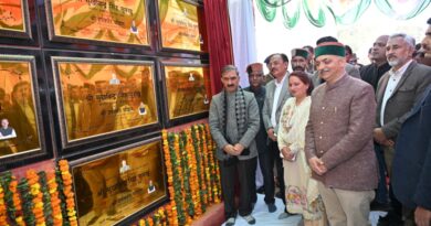 Sukhu inaugurates and lay foundation stones worth Rs. 32 crore HIMACHAL HEADLINES