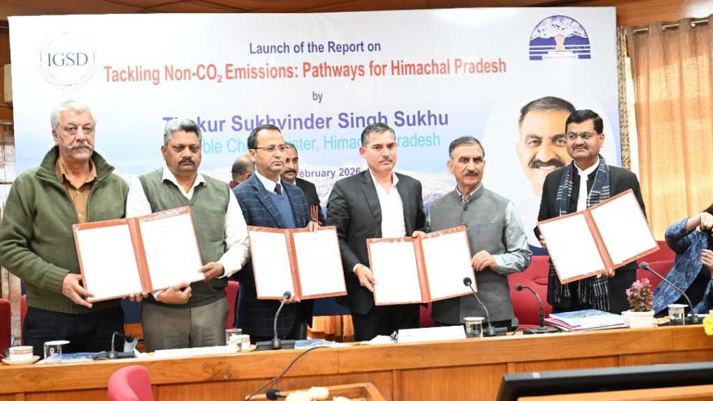 Unprecedented cloudbursts, shrinking glaciers signal climate change: Sukhu HIMACHAL HEADLINES