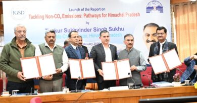 Unprecedented cloudbursts, shrinking glaciers signal climate change: Sukhu HIMACHAL HEADLINES