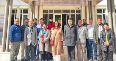Team of Himachal Pradesh University inspected Degree College Chail Koti HIMACHAL HEADLINES