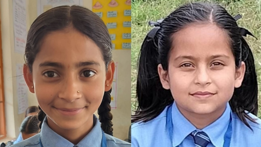 Two girl students of Janedghat, Kavya and Saanvi, passed the NMMS exam Two girl students of Janedghat, Kavya and Saanvi, passed the NMMS exam HIMACHAL HEADLINES