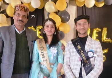 Ambika Sharma became Miss and Ishaan became Mr Farewell in Chiyog School