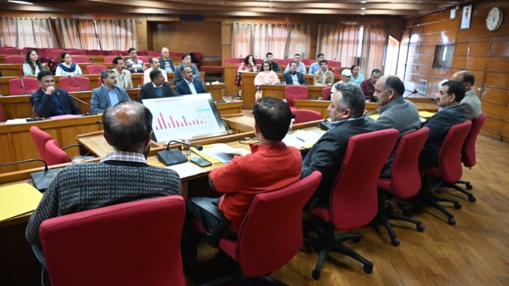 Rohit Thakur presides over State Task Force Meeting on NEP-2020 HIMACHAL HEADLINES