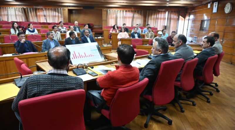 Rohit Thakur presides over State Task Force Meeting on NEP-2020 HIMACHAL HEADLINES