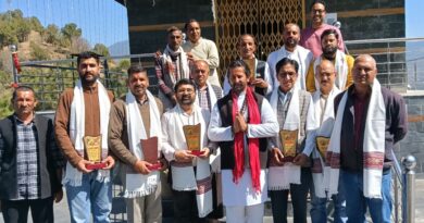 Shirgul Janseva Samiti honored journalists for positive journalism HIMACHAL HEADLINES