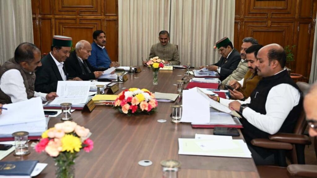 Himachal Cabinet Decisions Himachal Cabinet Decisions HIMACHAL HEADLINES