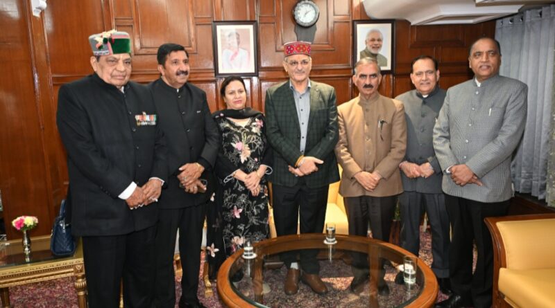 Warm welcome accorded to Governor (Designate) Kavinder Gupta in Shimla HIMACHAL HEADLINES