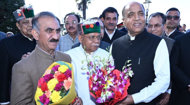 CM Sukhu Bids Warm Farewell to GOV Shukla HIMACHAL HEADLINES
