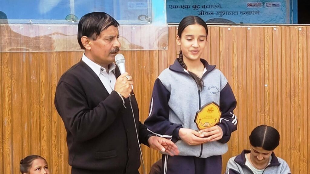 Prerana, a student of Chiyog School, passed the NMMS exam HIMACHAL HEADLINES