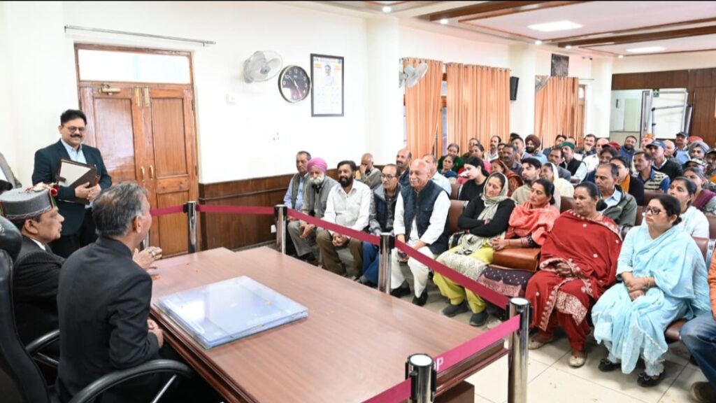 Delegation from Kandaghat meets Chief Minister Sukhu HIMACHAL HEADLINES