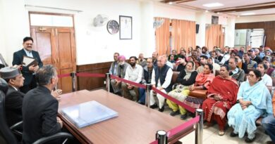 Delegation from Kandaghat meets Chief Minister Sukhu HIMACHAL HEADLINES