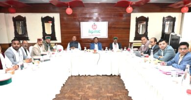 Jagat Negi presides over 220th meeting of HPMC Board HIMACHAL HEADLINES