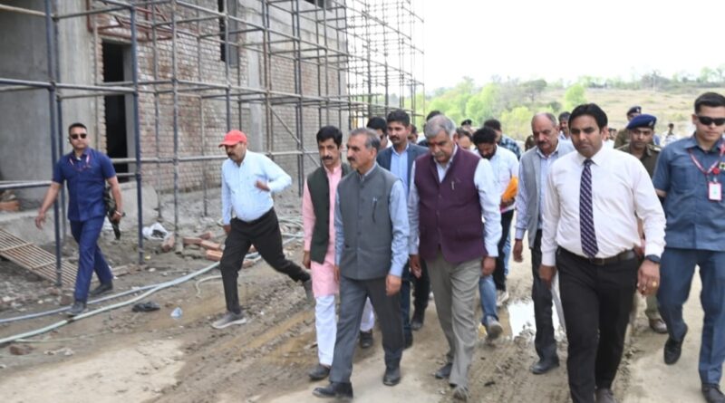 CM Sukhu inspects Sukh Ashray Complex Luthan HIMACHAL HEADLINES