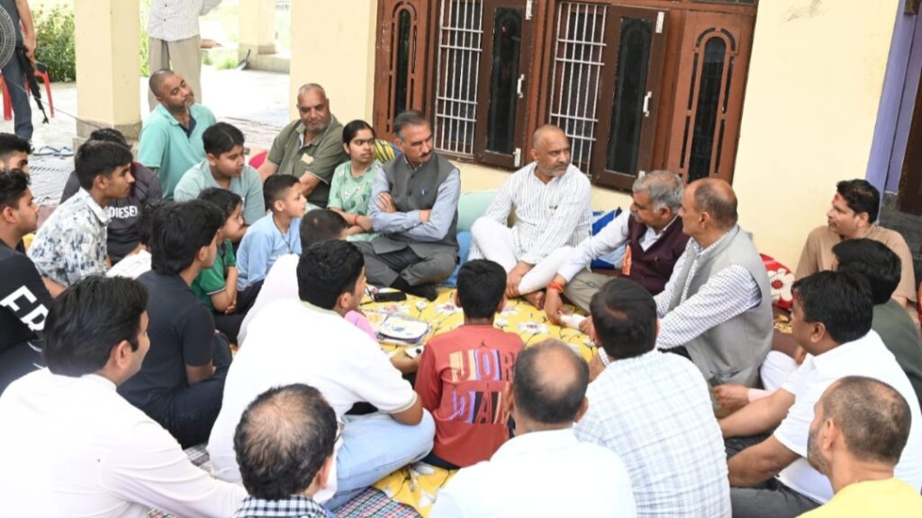 CM Sukhu condoles demise of Chairman's father CM Sukhu condoles demise of Chairman's father HIMACHAL HEADLINES