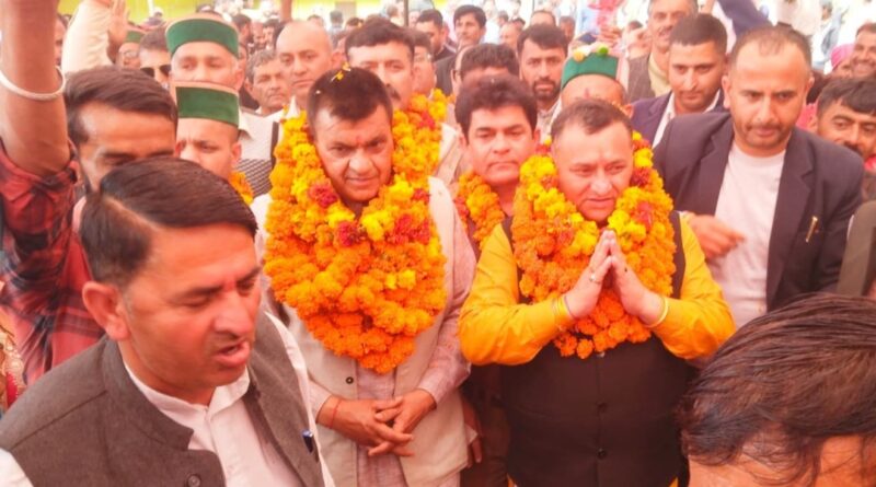 Himachal Congress Committee President Vinay Kumar inaugurated development works in Gatdhar HIMACHAL HEADLINES