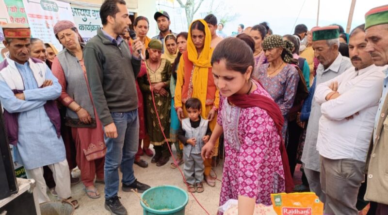 AYUSH Kisan Mela organised in Ser village of Rajgarh - Villagers availed free health services HIMACHAL HEADLINES
