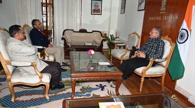 CS and DGP call on Governor Gupta HIMACHAL HEADLINES