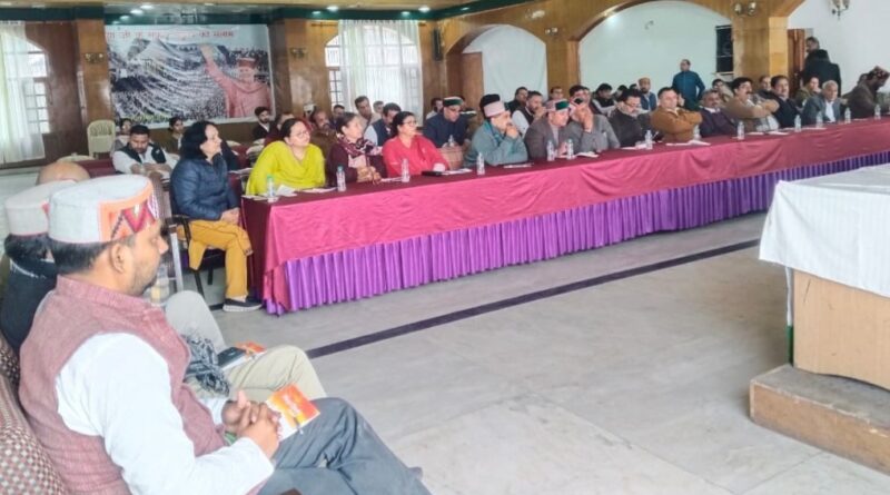 Congress Urges Vigilance: Treat Voter List Re-Inspection Like an Election HIMACHAL HEADLINES