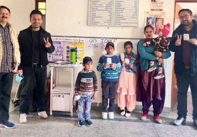 ORS packets and zinc tablets distributed to children at Junga Hospital