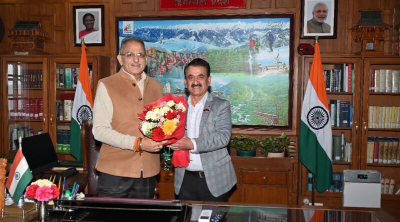 Vice Chancellors of HPU and Nauni University call on Governor Gupta HIMACHAL HEADLINES