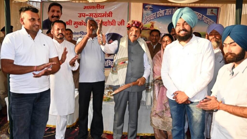 Mukesh Agnihotri lays foundation stones for projects worth Rs. 25 crore in Nalagarh HIMACHAL HEADLINES