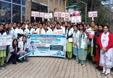 Awareness was created by organizing a rally in Mashobra on World Tuberculosis Day
