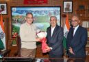 VC of Jaypee university Prof Rajendra Kumar Sharmaof Information Technology calls on Governor Kavinder Gupta