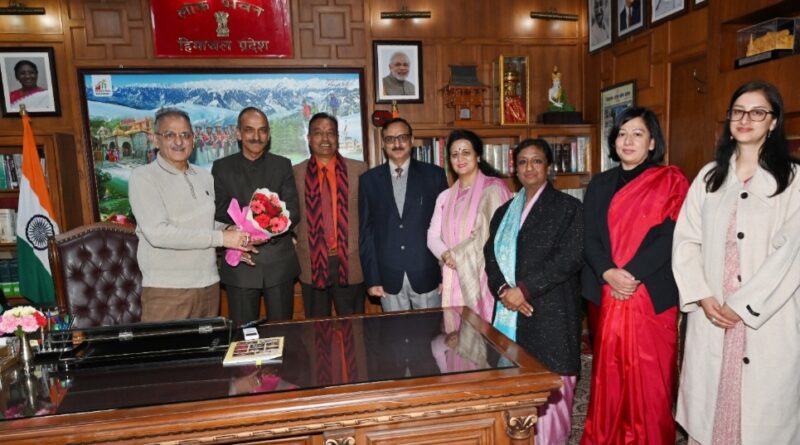 Chairman and Members of HPPSC Call on Governor HIMACHAL HEADLINES