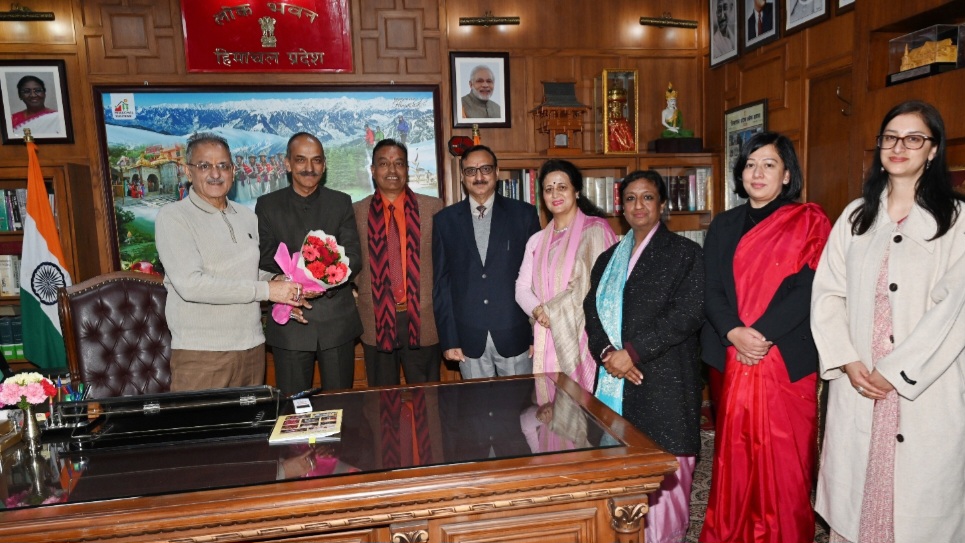 Chairman and Members of HPPSC Call on Governor HIMACHAL HEADLINES