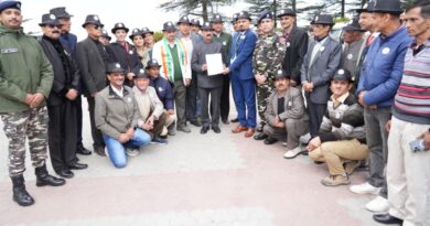 Ex-Paramilitary personnel express gratitude to CM for announcing Paramilitary Welfare Board  HIMACHAL HEADLINES