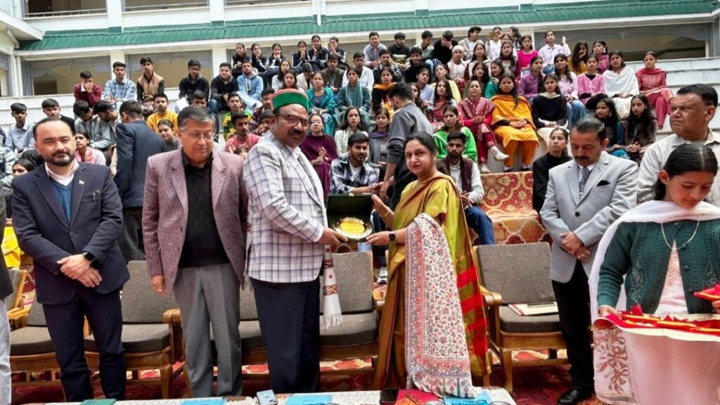 Chail - Meritorious students honoured at the annual function of Koti College HIMACHAL HEADLINES