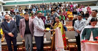 Chail - Meritorious students honoured at the annual function of Koti College HIMACHAL HEADLINES