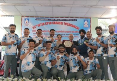 SJVN successfully organised 25th Inter-CPSU Kabaddi Tournament at Rampur HPS