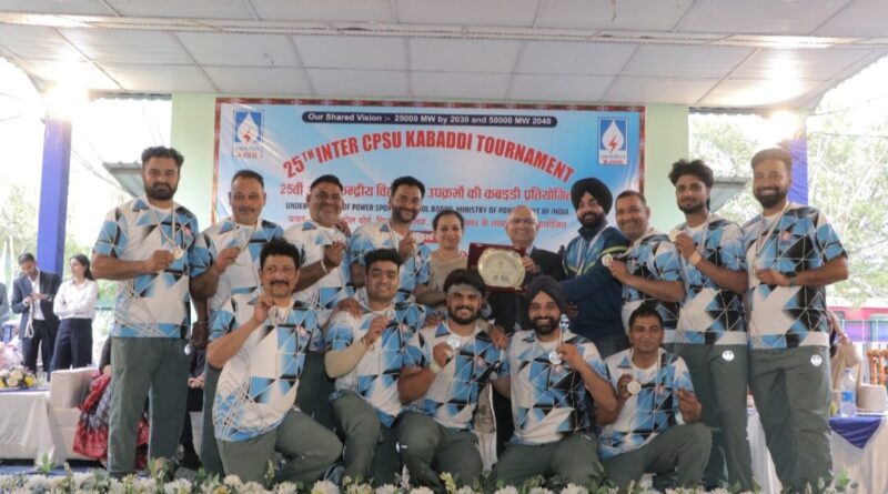 SJVN successfully organised 25th Inter-CPSU Kabaddi Tournament at Rampur HPS