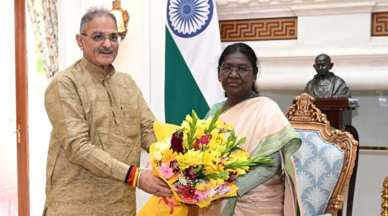 Governor calls on President Droupadi Murmu in New Delhi  HIMACHAL HEADLINES