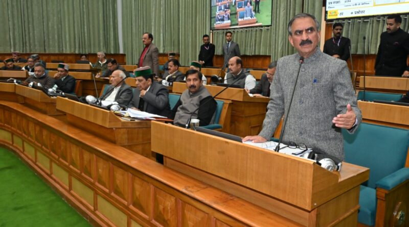 Himachal Assembly Clears ₹58,830 Crore Budget HIMACHAL HEADLINES
