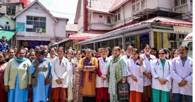 Health Staff Step Up Protest Against Shifting of Gynaecology OPD from Kamla Nehru Hospital