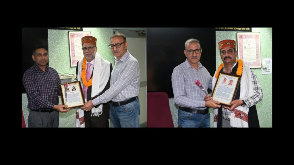 Two IPR officers superannuate Two IPR officers superannuate HIMACHAL HEADLINES