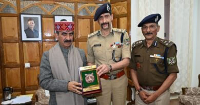 ITBP to partner with Himachal for direct procurement from local farmers HIMACHAL HEADLINES