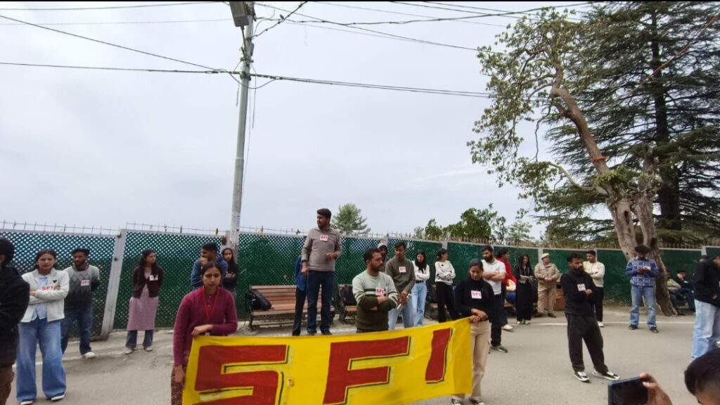 SFI Demands Justice After Shoolini University Student’s Suicide, Calls It "Institutional Murder" HIMACHAL HEADLINES