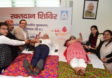 SJVN organized Blood Donation Camp at Corporate Headquarters, Shimla