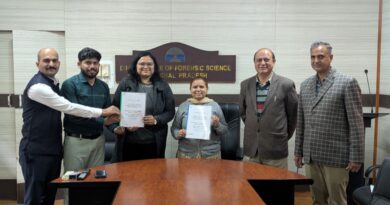 Directorate of Forensic Services and Sandip University, Nashik sign MoU HIMACHAL HEADLINES