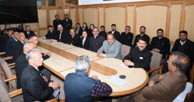 Delegation of Bar Association Theog meets Chief Minister Sukhu HIMACHAL HEADLINES