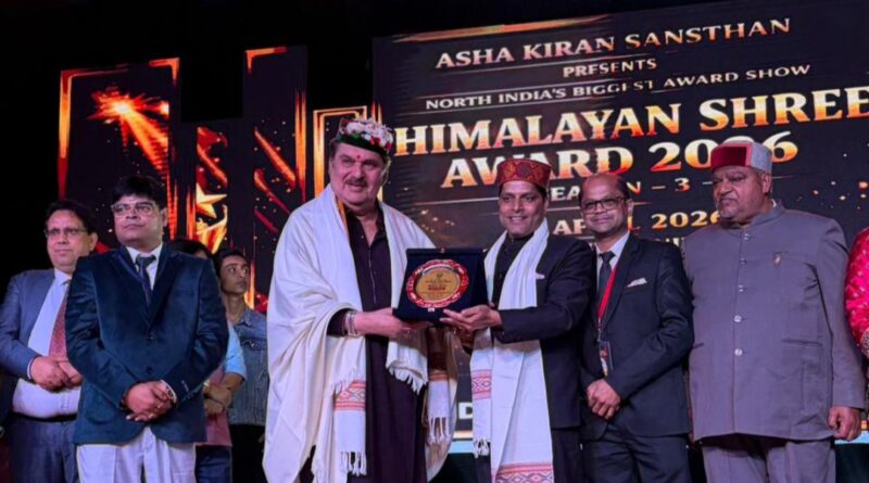 Rajiv Rana graced the Himalayan Shree Awards Season 3, with over 150 celebrities honoured Rajiv Rana graced the Himalayan Shree Awards Season 3, with over 150 celebrities honoured HIMACHAL HEADLINES