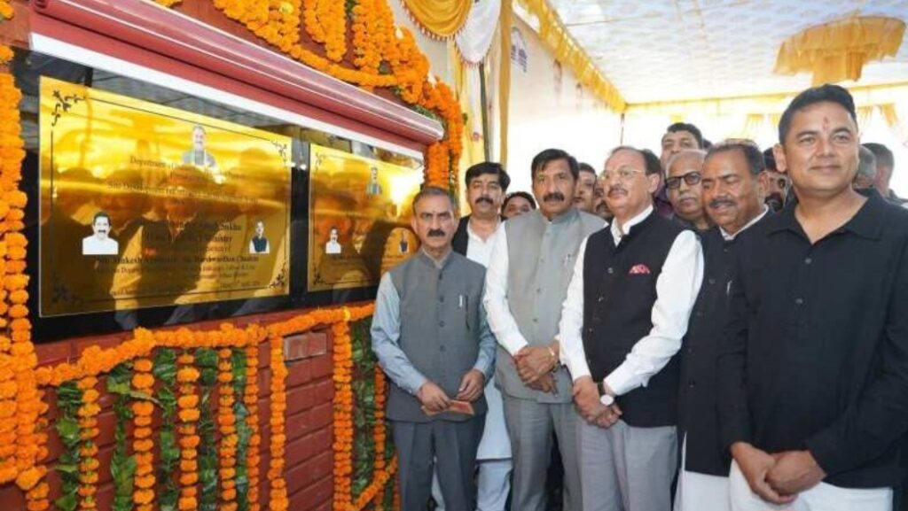Sukhu laid Foundation for Site Development & Infrastructure Works of Bulk Drug Park in Una HIMACHAL HEADLINES