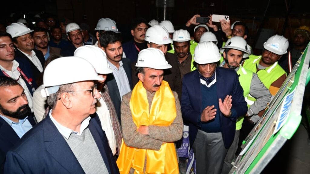 Sukhu reviews progress of Shongtong–Karcham Hydroelectric project, Directs early completion Sukhu reviews progress of Shongtong–Karcham Hydroelectric project, Directs early completion HIMACHAL HEADLINES