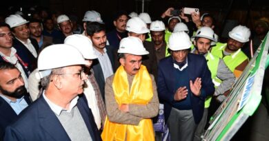 Sukhu reviews progress of Shongtong–Karcham Hydroelectric project, Directs early completion  HIMACHAL HEADLINES