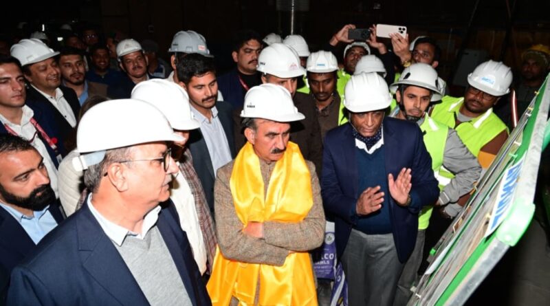 Sukhu reviews progress of Shongtong–Karcham Hydroelectric project, Directs early completion Sukhu reviews progress of Shongtong–Karcham Hydroelectric project, Directs early completion HIMACHAL HEADLINES