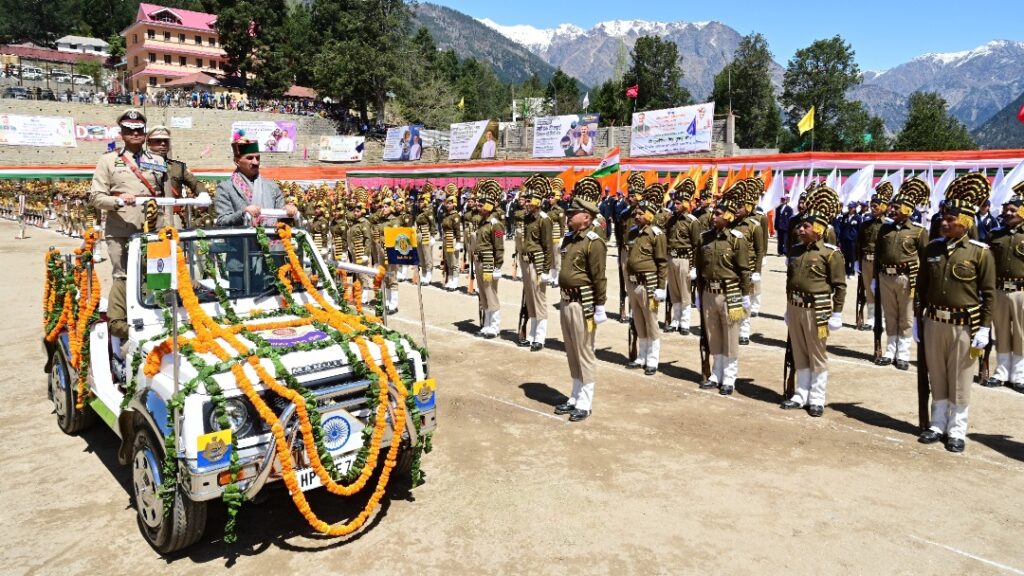 State level Himachal Day celebrated at Reckong Peo, Sukhu unfurls National Flag HIMACHAL HEADLINES