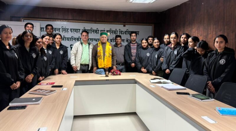 Padma Shri Awardee shares Vision on Horticulture and Farmers’ Rights with Agri students HIMACHAL HEADLINES